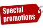 Picture of a red tag with the words: Special Promotions.